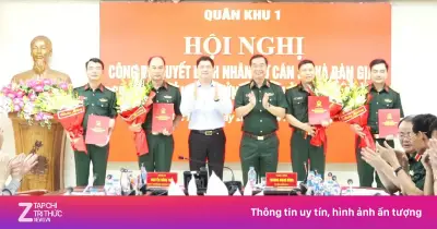 Quân Khu 1 Công Bố Quyết Định Nhân Sự Cấp Cao Tại Bộ Chỉ Huy Quân Sự Tỉnh Bắc Ninh