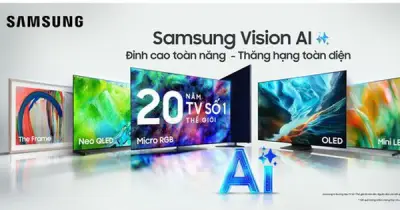 Samsung ra mắt AI TV 2026 tại Việt Nam: Lần đầu có Micro RGB, trợ lý AI trong nhà