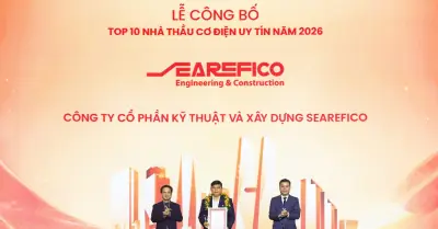Searefico E&C lọt Top 3 nhà thầu cơ điện, ghi danh FAST500 2026