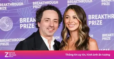 Sergey Brin cùng bạn gái MAGA chống thuế tỷ phú California