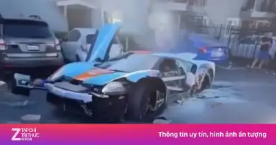 Siêu xe Ford GT 2,5 triệu USD tan nát sau tai nạn kinh hoàng tại California