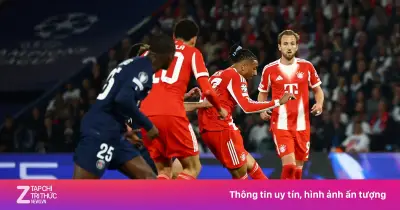 Tam tấu Kane, Olise, Diaz ghi 100 bàn, Bayern vẫn thua PSG 4-5