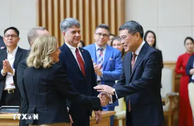 Thủ tướng làm việc với đoàn doanh nghiệp cấp cao Hội đồng Kinh doanh Hoa Kỳ - ASEAN