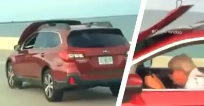 Tài xế Subaru bị bắt vì nạp cà phê, che kín kính lái, phóng như bay trên đường Văn Phòng