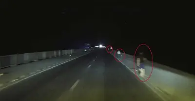 Tài xế thót tim kể lại chuyện giữa đêm gặp 3 người đi bộ trên cao tốc