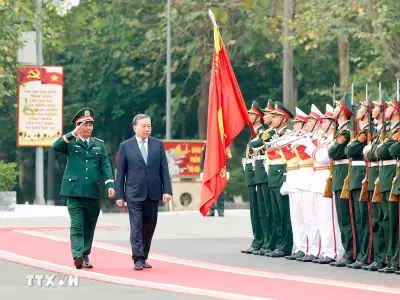 Tổng Bí thư, Chủ tịch nước Tô Lâm chỉ đạo xây dựng lực lượng vũ trang Quân khu 1 vững mạnh