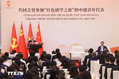 Tổng Bí thư, Chủ tịch nước Tô Lâm và Tổng Bí thư, Chủ tịch nước Tập Cận Bình gặp gỡ thanh niên hai nước