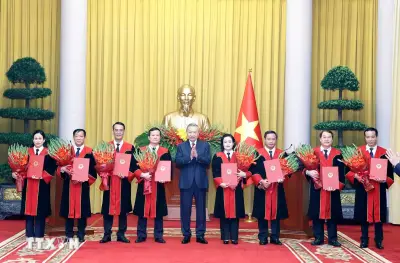 Tổng Bí thư, Chủ tịch nước To Lâm trao quyết định bổ nhiệm Thẩm phán Tòa án Nhân dân Tối cao