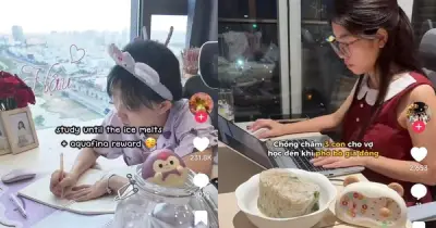 Trào lưu 'học đến khi tan đá' bùng nổ trên TikTok với nhiều biến thể độc đáo