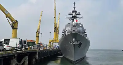 Tàu hộ vệ Asahi 119 của Nhật Bản thăm hữu nghị Đà Nẵng, tăng cường hợp tác quốc phòng