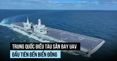 Tàu sân bay UAV đầu tiên của Trung Quốc đến Biển Đông