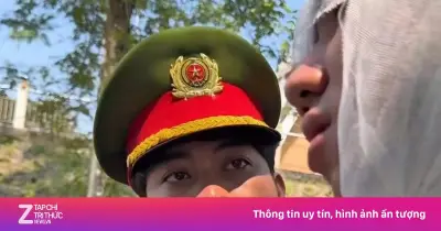 Video tuyên truyền giao thông của công an xã được dàn dựng như phim điện ảnh