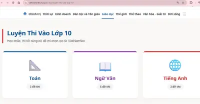 Vietnamnet Ra Mắt Chuyên Trang Luyện Thi, Hỗ Trợ Học Sinh Ôn Tập Hiệu Quả