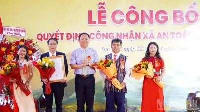 Xã Sơn Tây, Quảng Ngãi được công nhận là xã An toàn khu