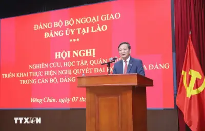 Xác định những định hướng lớn cần triển khai tại Lào trong thời gian tới