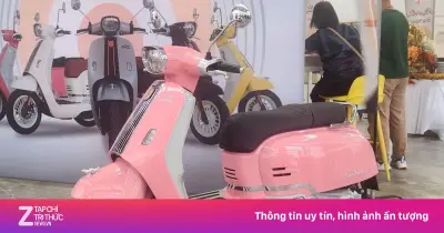 Xe tay ga phong cách Vespa giá dưới 2.500 USD ra mắt tại Malaysia