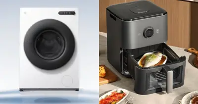 Xiaomi ra mắt nồi chiên không dầu thông minh và máy giặt siêu mỏng tại Trung Quốc