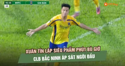 Xuân Tín lập siêu phẩm, Bắc Ninh áp sát ngôi đầu của Trường Tươi Đồng Nai