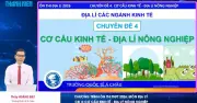 Bí quyết ôn thi THPT 2026 môn Địa lý: Chuyên đề 4 - Cơ cấu kinh tế, địa lý nông nghiệp