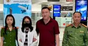 Bắt nguyên nữ cán bộ bị truy nã ngay khi vừa về Nội Bài