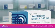 Cục Quản lý Dược ra lệnh thu hồi toàn quốc lô thuốc Aceclofenac STELLA 100mg do vi phạm chất lượng
