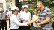 Chủ tịch Hà Nội kiểm tra tiến độ giải phóng mặt bằng hai cầu trọng điểm Trần Hưng Đạo và Tứ Liên