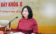 Chủ tịch Mặt trận Tổ quốc Bùi Thị Minh Hoài kêu gọi ủng hộ Tháng Nhân đạo 2026