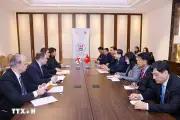 Chủ tịch Quốc hội Trần Thanh Mẫn hội đàm với người đồng cấp Gruzia