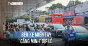Chiều 29/4, cửa ngõ phía Tây TP.HCM ùn ứ bên xe, dự báo đón gần 70.000 khách