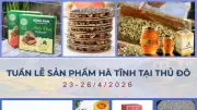 Chương trình 'Sức sống hàng Việt' giới thiệu đặc sản Hà Tĩnh tại Hà Nội trước dịp lễ