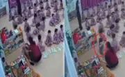 Clip cô giáo tác động vào đầu trẻ mầm non gây bức xúc, nhà trường lập tổ xác minh