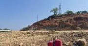 Công an Khánh Hòa kiểm tra hiện trạng khai thác đất trái phép quy mô lớn