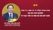 Công tác chính trị tư tưởng trong Đảng: Bài học kinh nghiệm từ 40 năm đổi mới