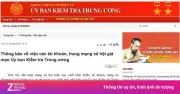 Cảnh báo tình trạng giả mạo Ủy ban Kiểm tra Trung ương trên mạng xã hội