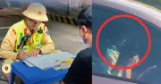 Cảnh sát hóa trang xử lý tài xế dùng điện thoại trên cao tốc: Mối nguy hiểm khôn lường