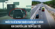 CSGT xử phạt 11 trường hợp quên xi nhan khi chuyển làn trên cao tốc TP.HCM - Long Thành