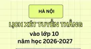 Hà Nội công bố lịch xét tuyển thẳng vào lớp 10 trường công lập năm 2024