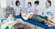 Hai người bỏng nặng khi dùng bình gas thui thịt chó