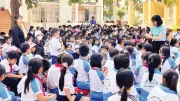 Học Sinh Thực Hành Kỹ Năng Thoát Hiểm, Xây Dựng Văn Hóa An Toàn Phòng Cháy Trong Trường Học