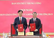 Hội nghị bàn giao công tác Trưởng Ban Tổ chức Trung ương Đảng Cộng sản Việt Nam