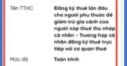 Hướng dẫn đăng ký người phụ thuộc trên Etax Mobile chi tiết