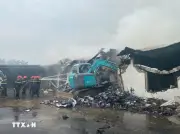 Hưng Yên: Kịp thời sơ tán 700 công nhân khỏi vụ cháy công ty giấy