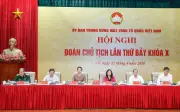 Hoàn thiện dự thảo Báo cáo chính trị MTTQ Việt Nam với nhiều điểm mới đột phá