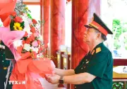 Đại tướng Nguyễn Trọng Nghĩa dâng hương tưởng niệm các liệt sĩ Đặc công Rừng Sác