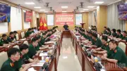Đại tướng Nguyễn Trọng Nghĩa làm việc với Bộ Chỉ huy Quân sự Đà Nẵng