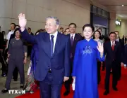 Lễ tiễn Tổng Bí thư, Chủ tịch nước Tô Lâm và phu nhân tại ga Nam Ninh Đông