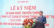 Lực lượng Cảnh sát Quản lý hành chính về trật tự xã hội đón nhận Huân chương Hồ Chí Minh