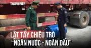 Lật tẩy chiêu trò buôn lậu dầu xuyên biên giới qua đường sông