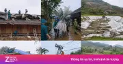 Mưa đá, dông lốc làm tốc mái 244 ngôi nhà ở Lào Cai