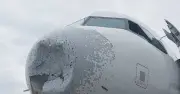 Máy bay Airbus A320 bị mưa đá phá hủy mũi, buộc phải quay đầu khẩn cấp